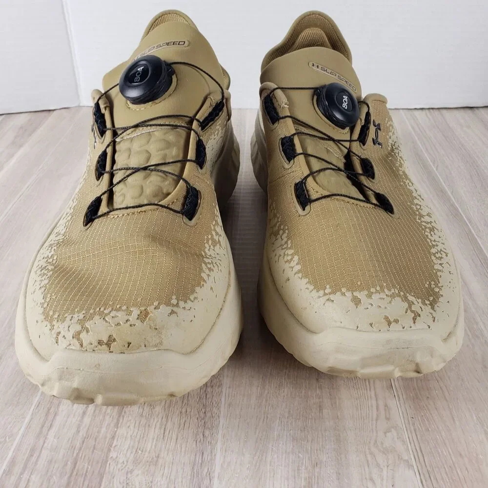 Under Armour SlipSpeed Mega Camel Sandstorm Training Shoe Size 10.5